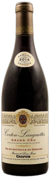photo du vin Chapuis Frères Corton "Languettes" 2014