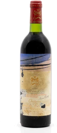 photo Château Mouton Rothschild Pauillac 1980