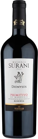 photo Primitivo di Manduria Riserva Dionysos” Doc Rouge Masseria Surani Rouge 2019 la Selection du Sommelier Pouilles