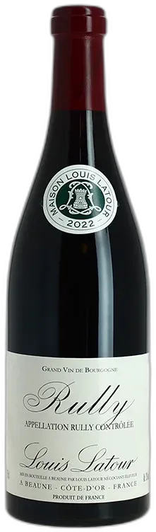 photo du vin Rully Vin Rouge de Bourgogne Par la Maison Louis Latour