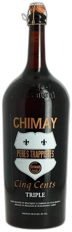 photo du vin Chimay Triple Bière Belge Cuvée Cinq Cent en Magnum