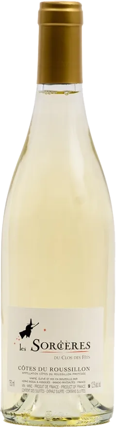 image du vin Blanc les Sorcières Clos des Fées Aop Côtes du Roussillon