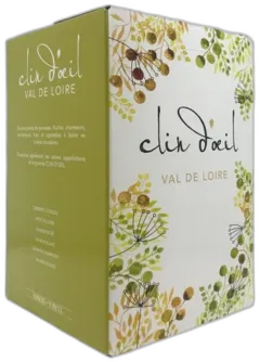 illustration du vin Saumur Blanc du Val de Loire Clin d’Oeil Bib 5 Litres