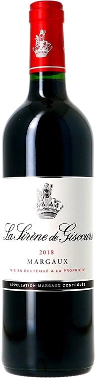 photo la Sirène de Giscours, 2nd Vin du Château Giscours, 2018