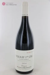 photo Volnay 1er Cru Cailleret 2016 Nicolas Rossignol