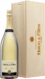 photo Jéroboam Champagne Haton Filles Cuvée Rene Haton Blanc de Blancs 1er Cru Bois