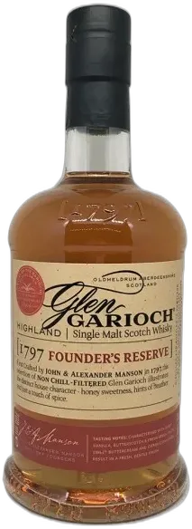 capture du vin Glen Garioch Founders Reserve 1797