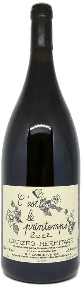 photo Domaine Dard et Ribo Crozes Hermitage c’Est le Printemps Magnum 2022
