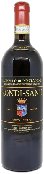vue du vin Brunello di Montalcino Docg Riserva Biondi-Santi Tenuta Greppo