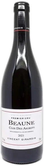 illustration du vin Domaine Vincent Girardin Beaune 1er Cru Clos des Aigrots 2021