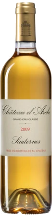 photo Château d'Arche 2009 Grand Cru Classé de Sauternes Vin Blanc Liquoreux