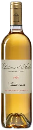 photo Château d’Arche 1994 Grand Cru Classé de Sauternes Vin Blanc Liquoreux