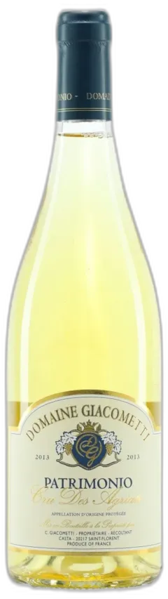image du vin Domaine Giacometti Cru des Agriates Blanc 2013