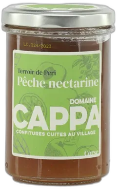 photo du vin Domaine Cappa Confiture Pêche Nectarine 240 gr