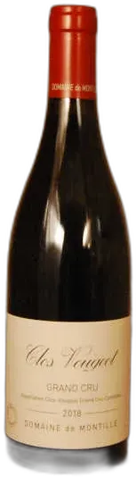 vue du vin Clos Vougeot 2018 Domaine de Montille