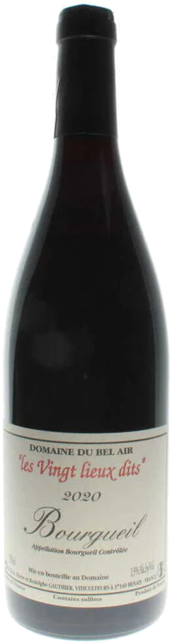 photo 2021 Domaine du Bel Air Gauthier) Bourgueil, Vingt Lieux Dits