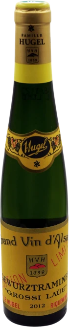 photo Gewurztraminer Grossi Laüe 2012 Famille Hugel en Bouteille