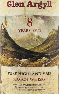 image du vin Distillerie Glen Argyll 8 Years Old