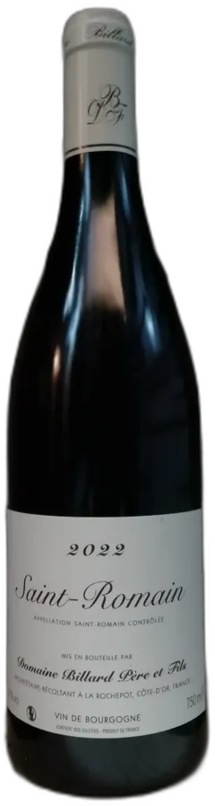 illustration du vin Billard Saint Romain Rouge 2022
