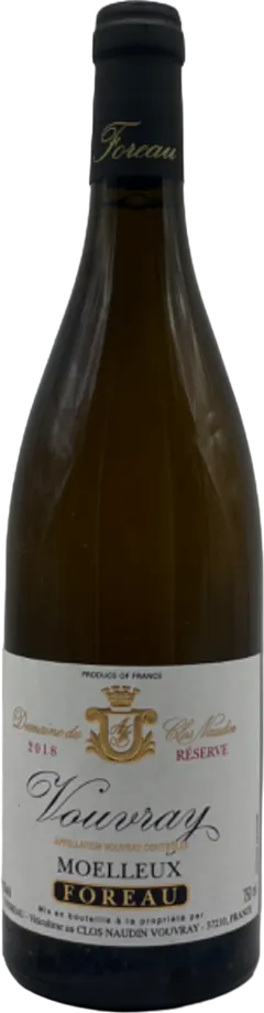 photo Vouvray Moelleux Réserve 2018