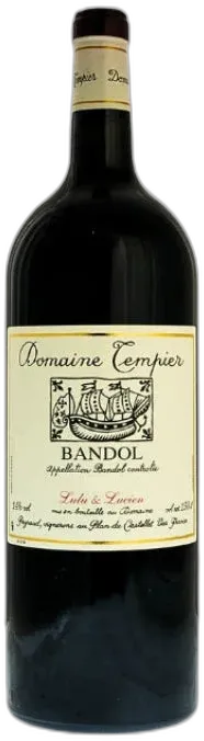vue du vin Domaine Tempier Bandol Lulu & Lucien 2021 Magnum