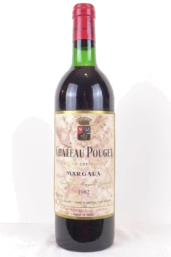 photo 1982 Margaux Château Pouget Grand Cru Classé Étiquette Sale) Rouge Bordeaux