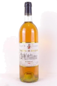 photo 1984 Barsac Sauternes Château de Rolland Étiquette Sale) Liquoreux Bordeaux