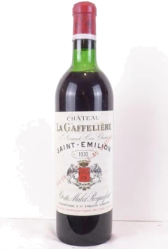 photo 1970 Saint-Émilion Château la Gaffelière Premier Grand Cru Classé Rouge Bordeaux