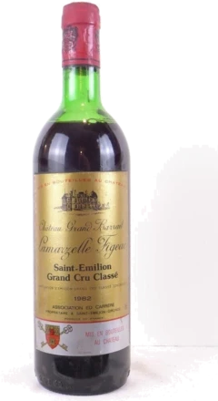 photo 1982 Saint-Émilion Château Grand Barrail Lamarzelle Figeac Grand Cru Classé Rouge Bordeaux