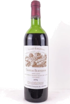 photo 1976 Saint-Émilion Château Beauséjour Duffau-Lagarrosse Premier Grand Cru Classé Rouge Bordeaux