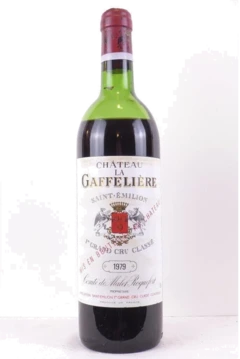 photo 1979 Saint-Émilion Château la Gaffelière Premier Grand Cru Classé Rouge Bordeaux