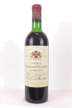 photo 1974 Margaux Château Malescot Saint-Exupéry Grand Cru Classé Capsule Oxydée) Rouge Bordeaux