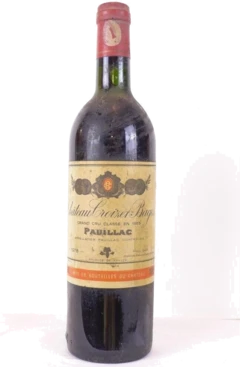 photo 1978 Pauillac Château Croizet-Bages Grand Cru Classé Rouge Bordeaux