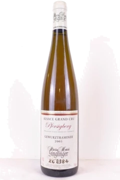 photo 2005 Gewurztraminer Pierre-Henry Ginglinger Grand Cru Pfersigberg Blanc Alsace