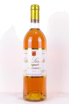 photo 1985 Sauternes Château Lamothe Guignard Grand Cru Classé Liquoreux Bordeaux