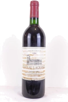 photo 1984 Saint-Julien Château Lagrange Grand Cru Classé Rouge Bordeaux