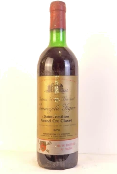 photo 1978 Saint-Émilion Château Grand Barrail Lamarzelle Figeac Grand Cru Classé Rouge Bordeaux