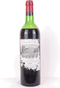 photo 1974 Pauillac Château Duhart-Milon-Rothschild Grand Cru Classé Niveau Bas) Rouge Bordeaux