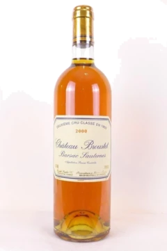 photo 2000 Sauternes Château Broustet Grand Cru Classé b1 Liquoreux Bordeaux