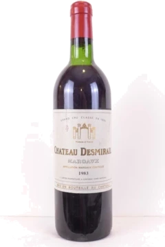 photo 1983 Margaux Château Desmirail Grand Cru Classé Rouge Bordeaux