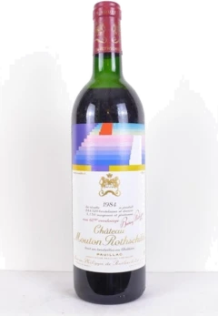 photo 1984 Pauillac Château Mouton-Rothschild Grand Cru Classé b1 Rouge Bordeaux