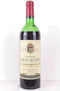 photo 1977 Saint-Émilion Château Larcis Ducasse Grand Cru Classé b3 Rouge Bordeaux