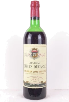 photo 1977 Saint-Émilion Château Larcis Ducasse Grand Cru Classé b3 Rouge Bordeaux