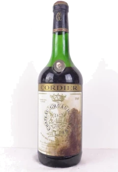 photo 1969 Saint-Julien Château Gruaud-Larose Grand Cru Classé Étiquette Tâchée) Rouge Bordeaux