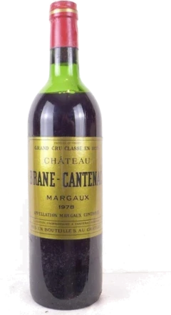 photo 1978 Margaux Château Brane-Cantenac Grand Cru Classé b3 Rouge Bordeaux