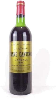 photo 1978 Margaux Château Brane-Cantenac Grand Cru Classé b3 Rouge Bordeaux