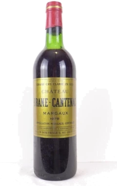 photo 1978 Margaux Château Brane-Cantenac Grand Cru Classé b3 Rouge Bordeaux