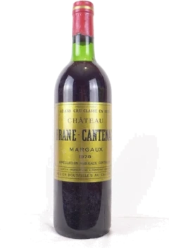 photo 1978 Margaux Château Brane-Cantenac Grand Cru Classé b3 Rouge Bordeaux