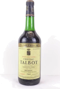 photo 1969 Saint-Julien Château Talbot Grand Cru Classé Rouge Bordeaux