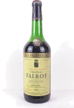 photo 1969 Saint-Julien Château Talbot Grand Cru Classé Rouge Bordeaux